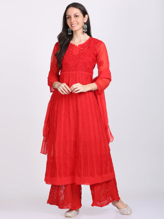 Anarkali Set With Dupatta