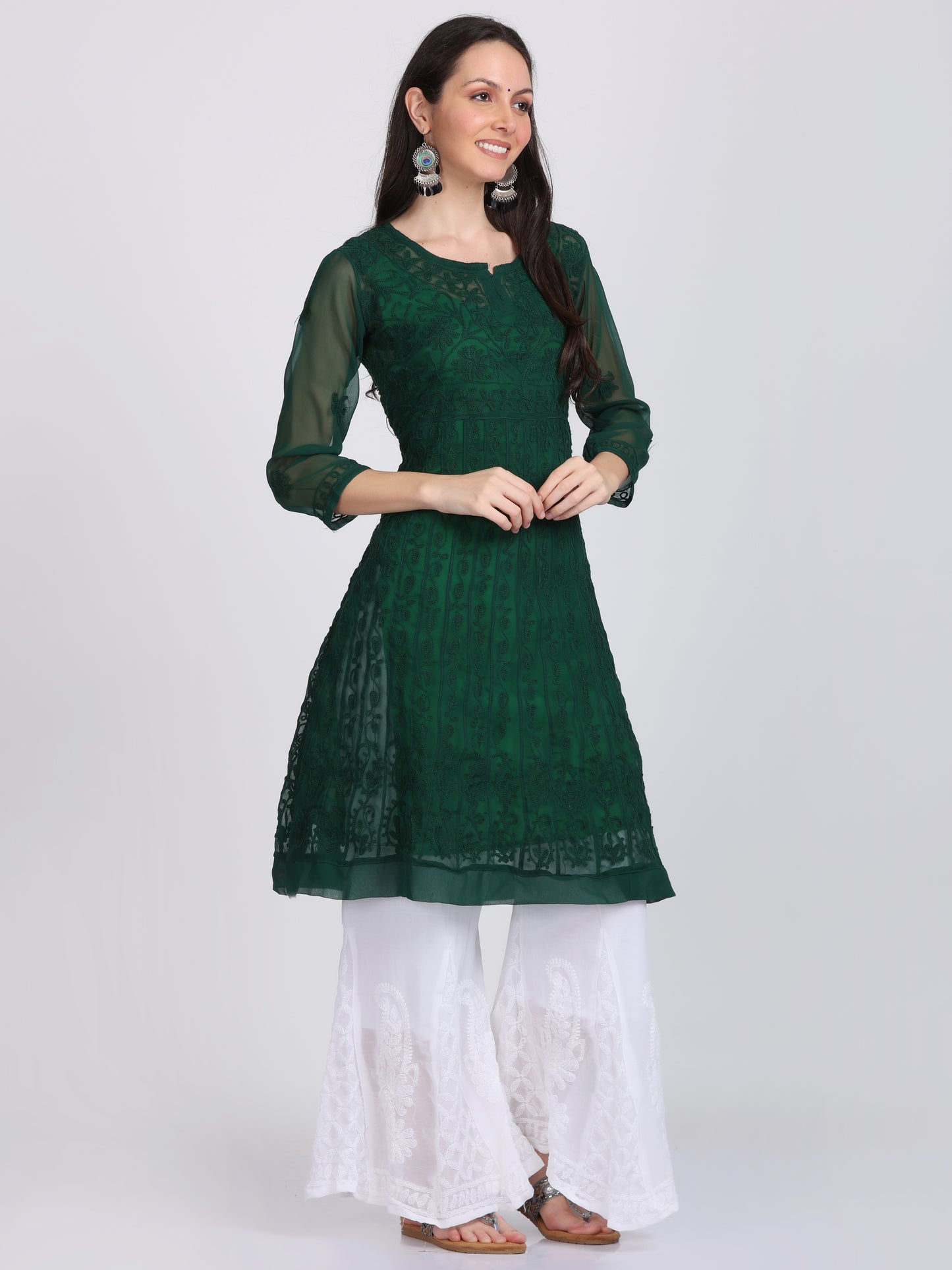 Anarkali Set With Dupatta