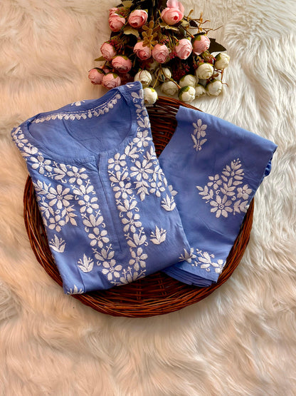 Rayon Fabric Kurti & Plazo Duo Set