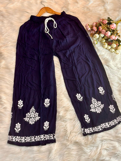 Rayon Fabric Kurti & Plazo Duo Set